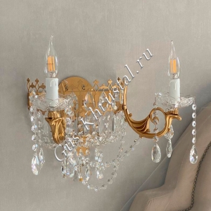 Бра Корона Свечи-фото в интерьере 